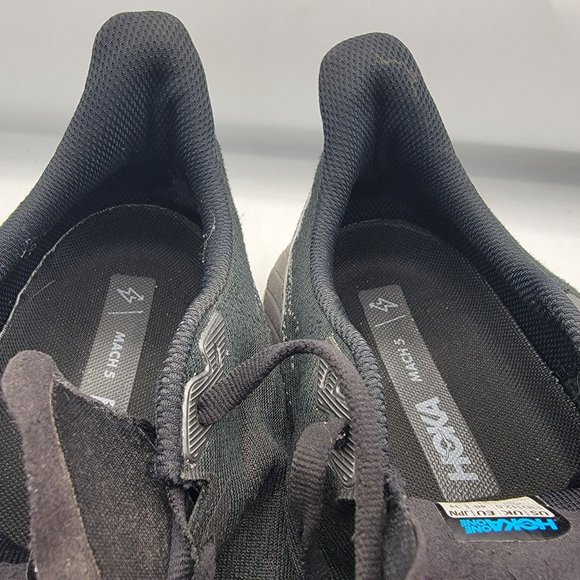 Hoka One One Mach 5 Mens 13D Black Castlerock Running Shoes 1127893 BCSTL main image 6